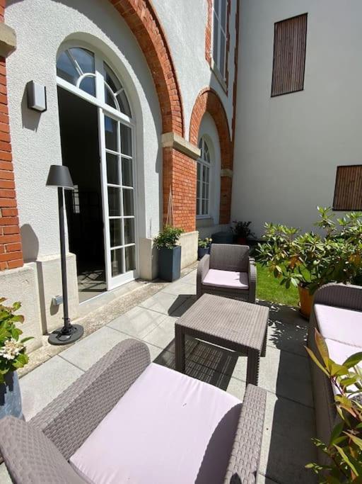 Studio Terrasse, Ancienne Maison De Champagne Реймс Екстериор снимка